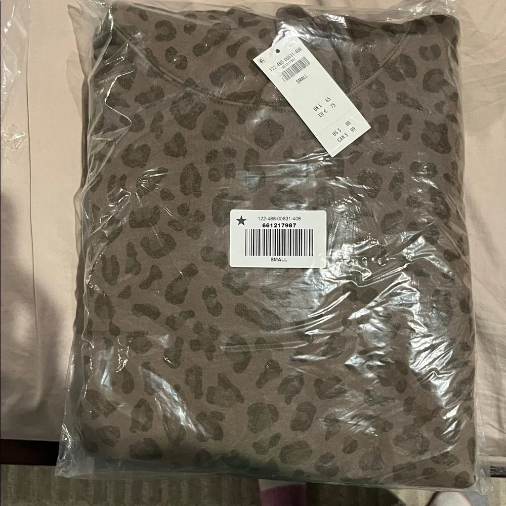 Abercrombie & Fitch Brown Leopard Print Hoodie - Picture 4 of 4